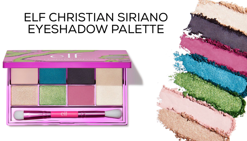 Elf Christian  SIRIANO EYESHADOW PALETTE Looks and Review