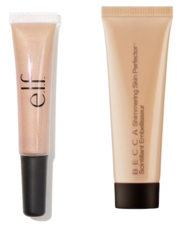 Becca’s skin profector liquid highlighter dupe for on $4 by elf cosmetics