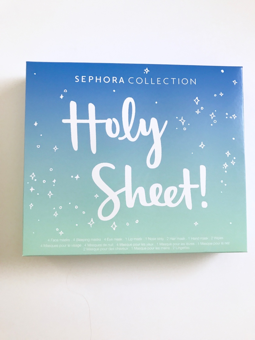 Front of box SEPHORA COLLECTION HOLY SHEET! Set