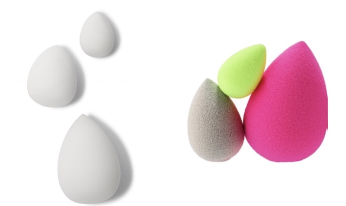 Authentic Beauty blender dupes!  Don’t be fooled by other brands! Elf’s sponge trio may look boring but for just $12 you get 3 different sizes compared to $40+ for 2.  These are the closest you will get to the real deal!