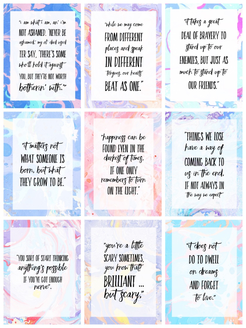 Free Harry Potter Quotes Free Printable Set! By Beauty Explore Online Free Printables 