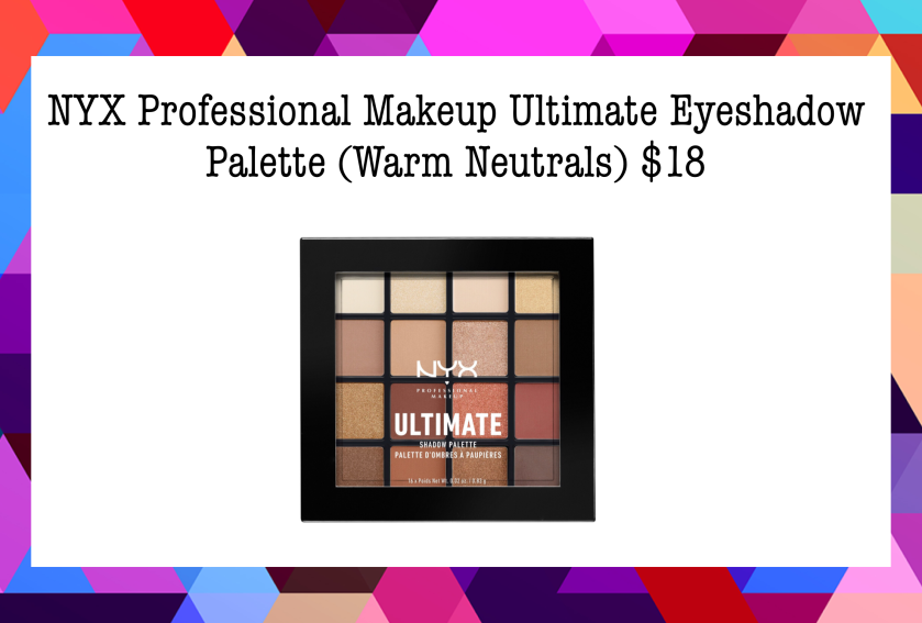 Best Drugstore Makeup 2. NYX Professional Makeup Ultimate Eyeshadow Palette (Warm Neutrals) $18