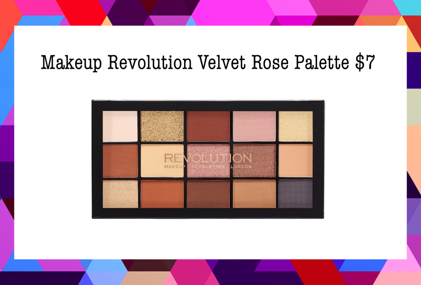 Best Drugstore Eyeshadow Palettes Under $20  Makeup Revolution Velvet Rose Palette $7