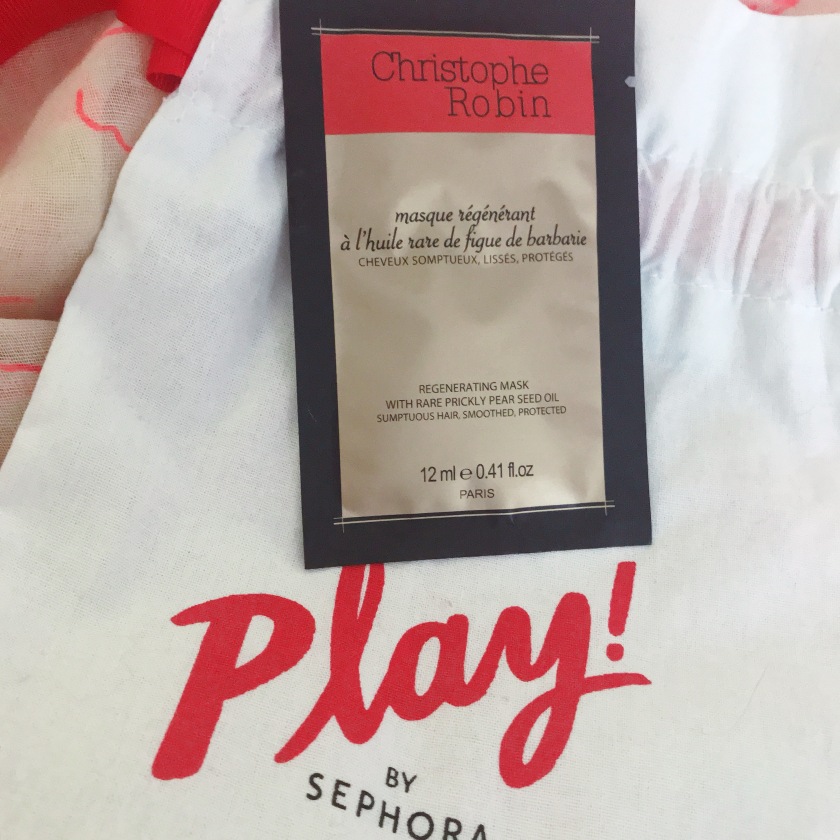 UNBOXING Sephora Play July Box (Box 194) Christophe Robin Regenerating Mask with Rare Prickly Pear Seed Oil