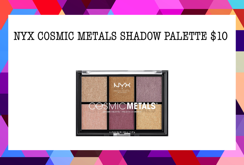 Best Eyeshadow Palettes Under $20 - 3. NYX COSMIC METALS SHADOW PALETTE $10