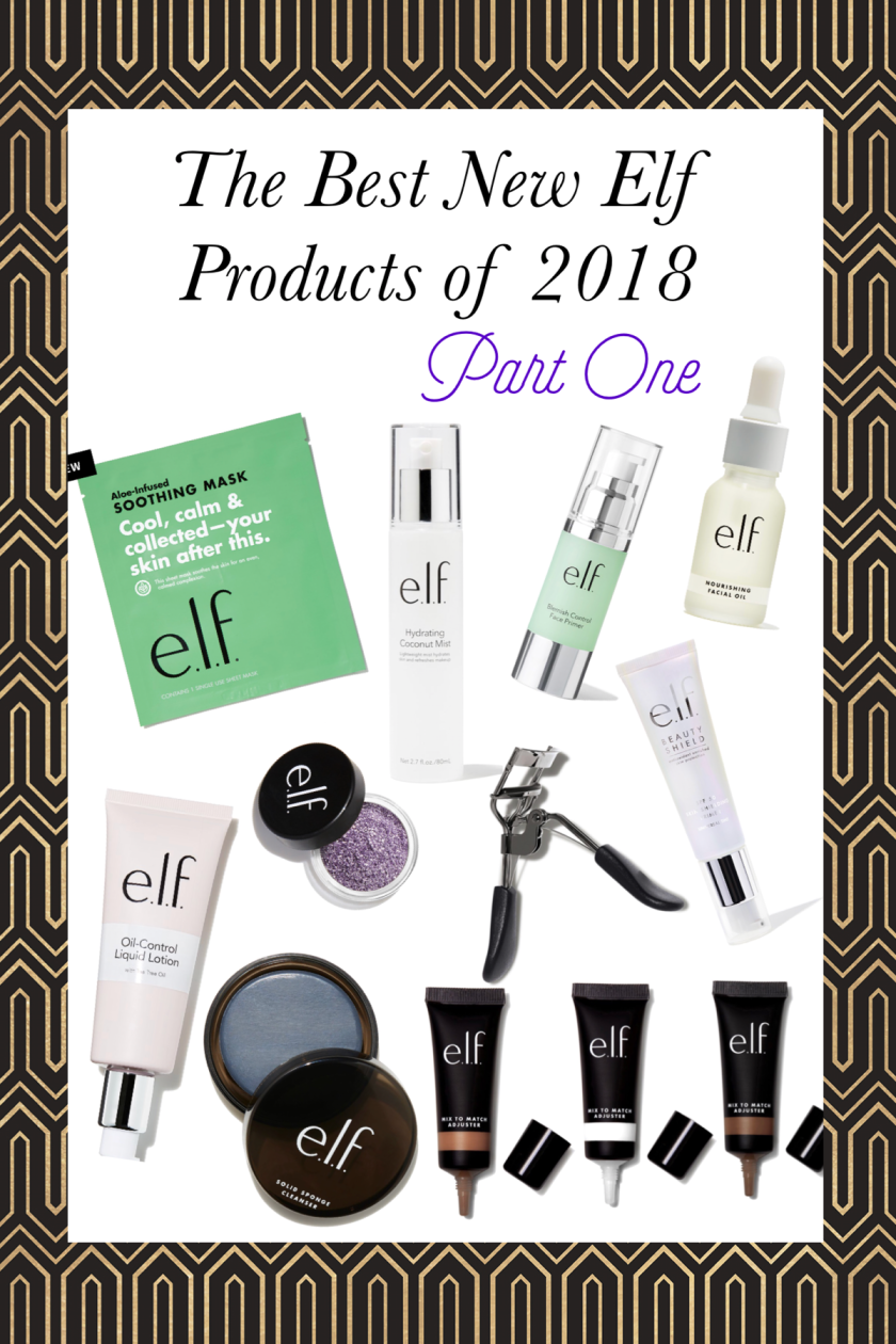 2018 Reviews fo Elf’s Nourishing Facial Oil, Blemis Control Face Primer, Hydrating Coconut Mist, Pro Eyelash Curler, Beauty Shield Smoothing Eye Serum, Soothing Sheet Masks, and More!