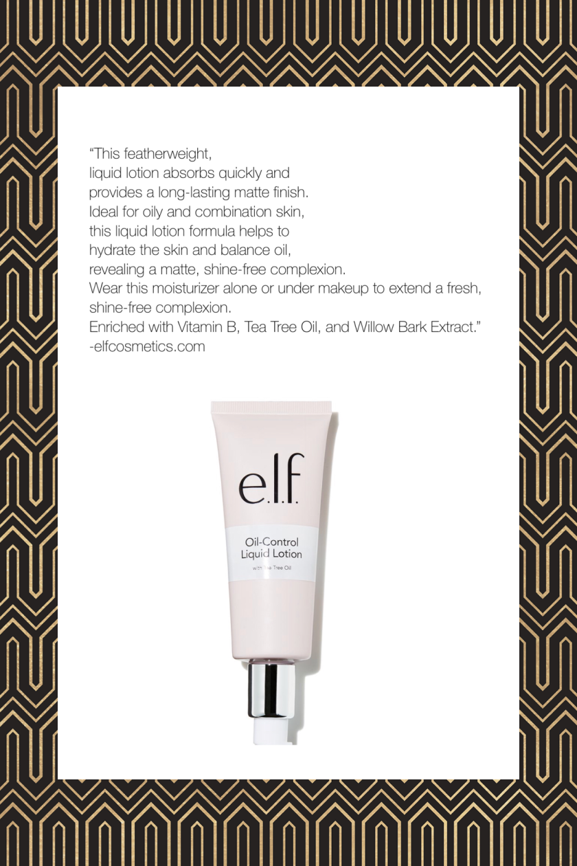 Elf Cosmetics oil control liquid lotion 2018 review Pinterest beauty explore online